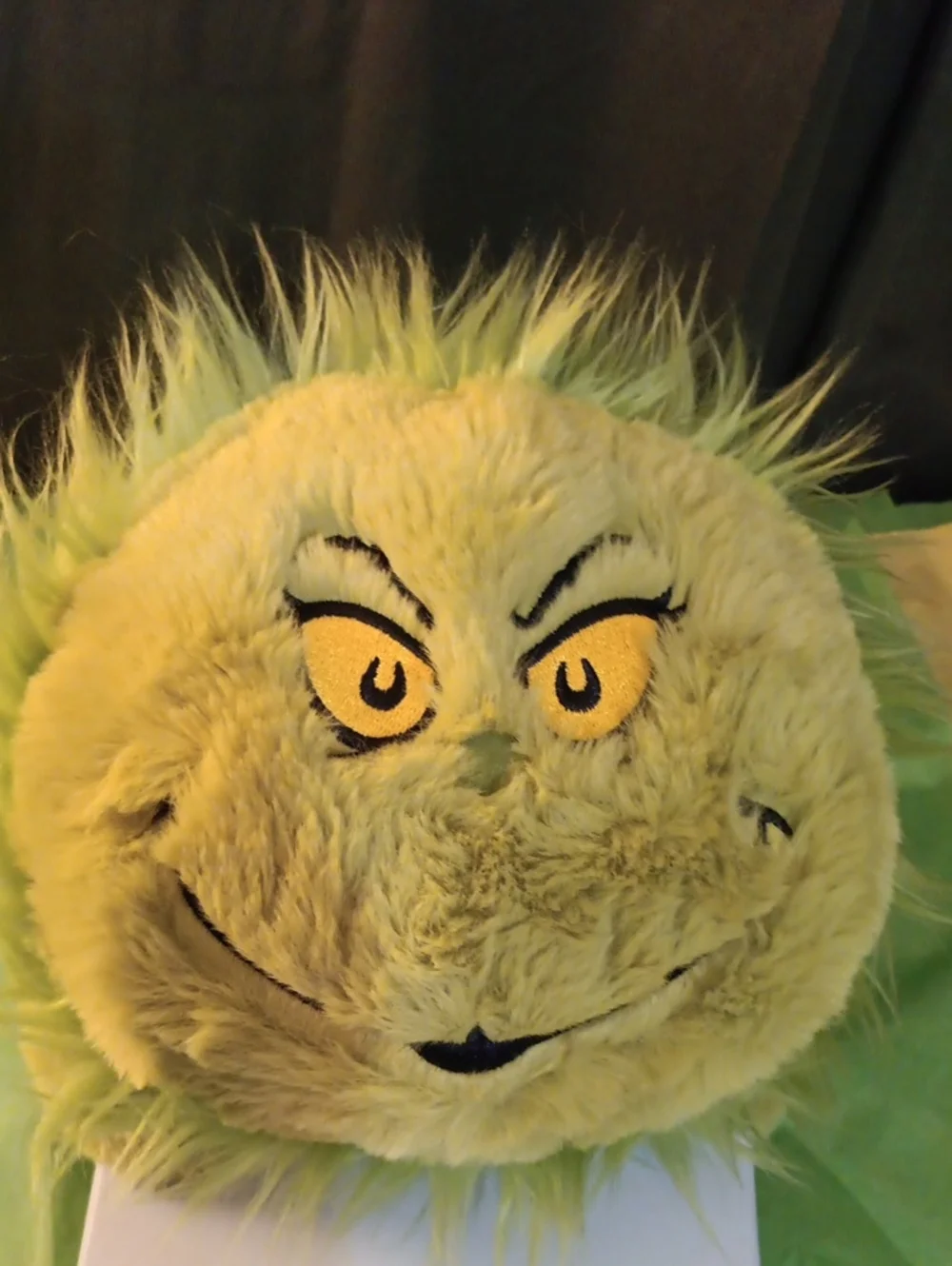 Dr. Seuss Lime Green Grinch Plush Stuffed